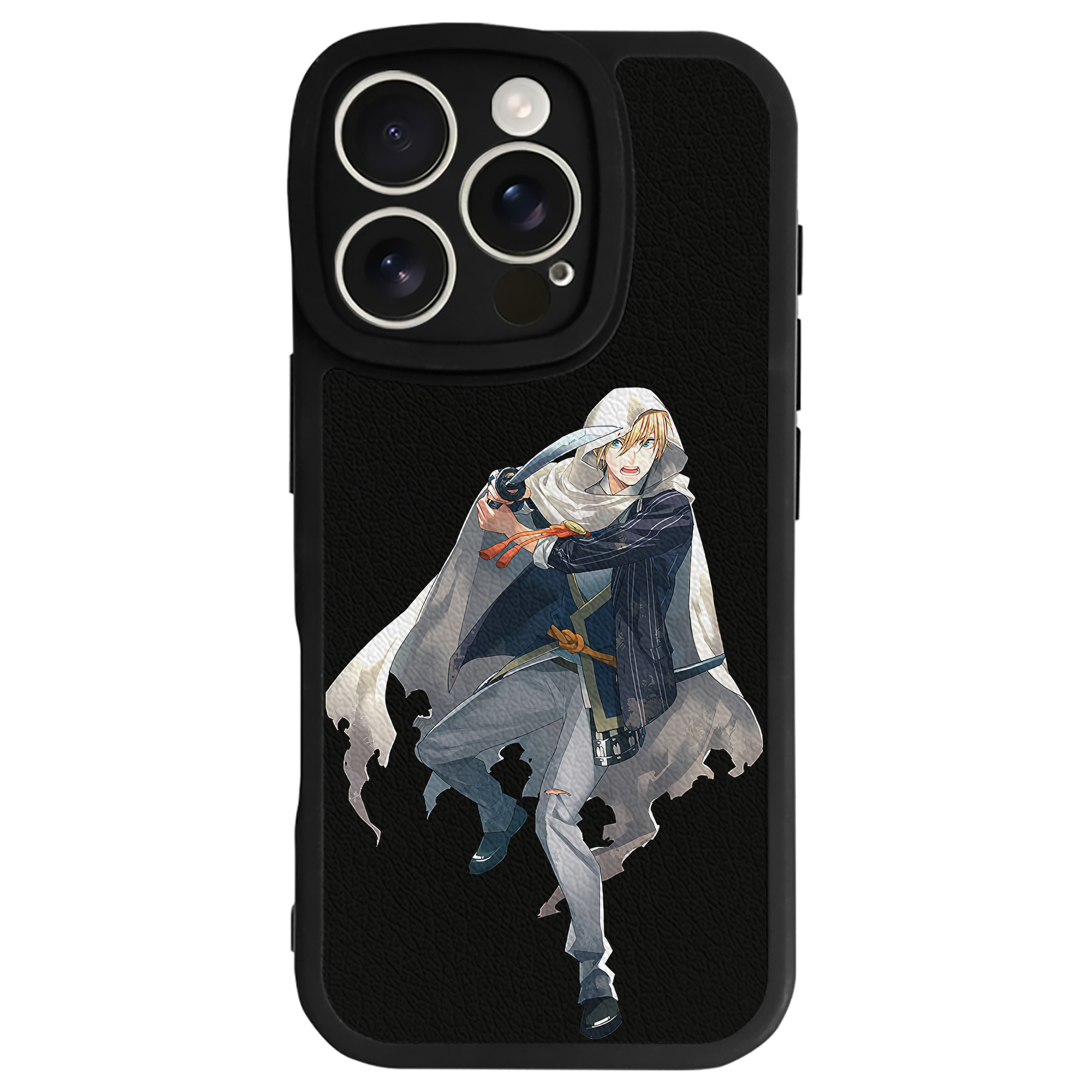 （画像用） 刀剣乱舞 Touken Ranbu 【iPhone 16シリーズ対応】シリコンスマホケース（レザー調） 材質：シリコン